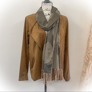 💕Beautiful caramel faux suede J Jill jacket💕